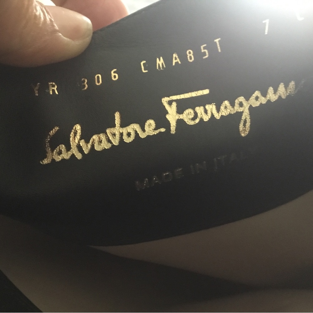 Salvatore Ferragamo Black Over the Knee Boots - Picture 2 of 7